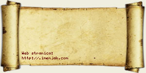 Andjelina Peković vizit kartica